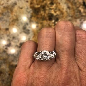 Diamond Nexus Gypsy 3 stone ring